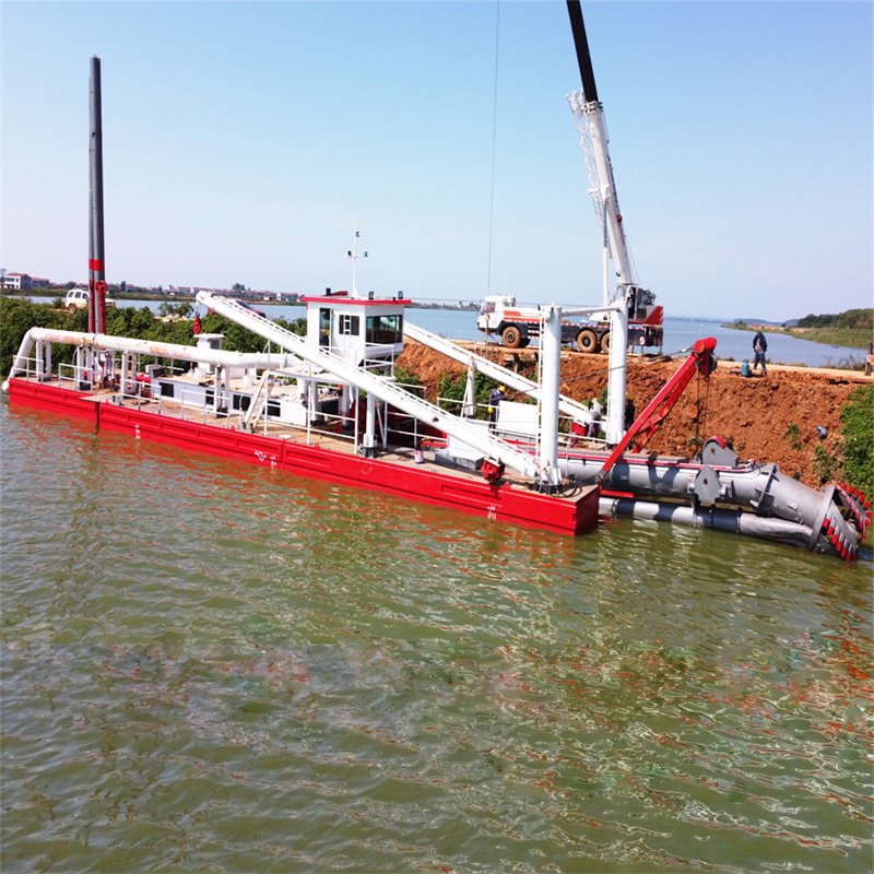 Xuab zeb Dredging khoom nrog Cutter taub hau